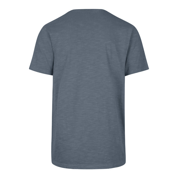 The model is wearing this MLB Detroit Tigers Dunmoure ’47 Heavy Slub T-Shirt in grey. 2