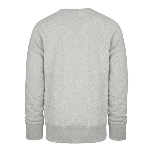 The model is wearing this MLB Los Angeles Dodgers Issued Headline ’47 Crewneck Sweatshirt in grey. 2