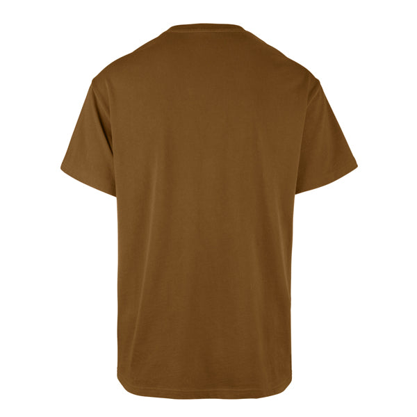 The model is wearing this MLB New York Yankees Base Runner ’47 Echo T-Shirt in brown. 2