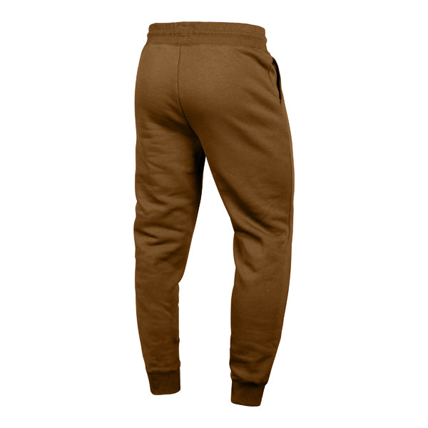 The model is wearing these MLB New York Yankees Islington ’47 Track Pants in dark brown. 2