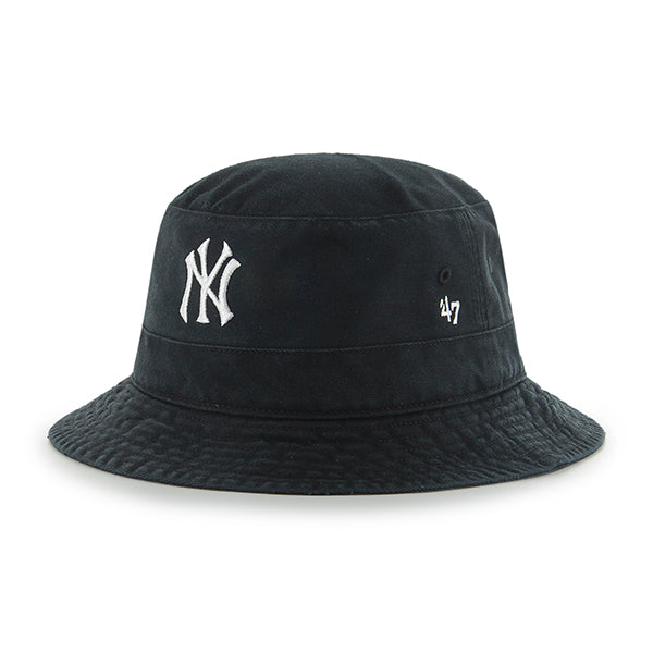 Pictured is this MLB New York Yankees ’47 BUCKET cap in black. 1