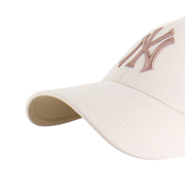 Pictured is this MLB New York Yankees Ballpark ’47 MVP cap in natural and portabella. 3