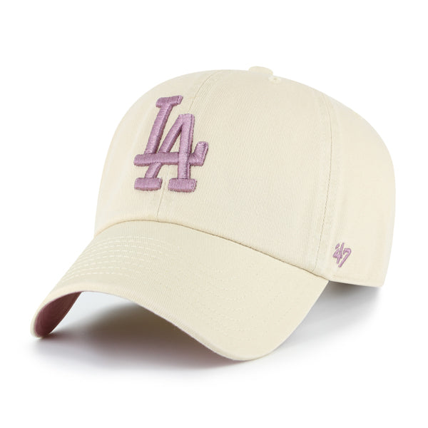 Pictured is this MLB Los Angeles Dodgers Ballpark ’47 CLEAN UP cap in natural. 1