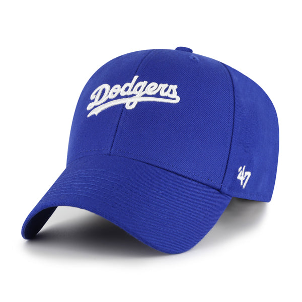 Pictured is this MLB Los Angeles Dodgers Ballpark Script Shot ’47 MVP cap in green. 4