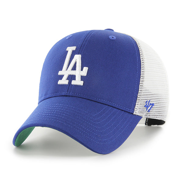 Pictured is this MLB Los Angeles Dodgers Branson ’47 MVP cap in blue. 1