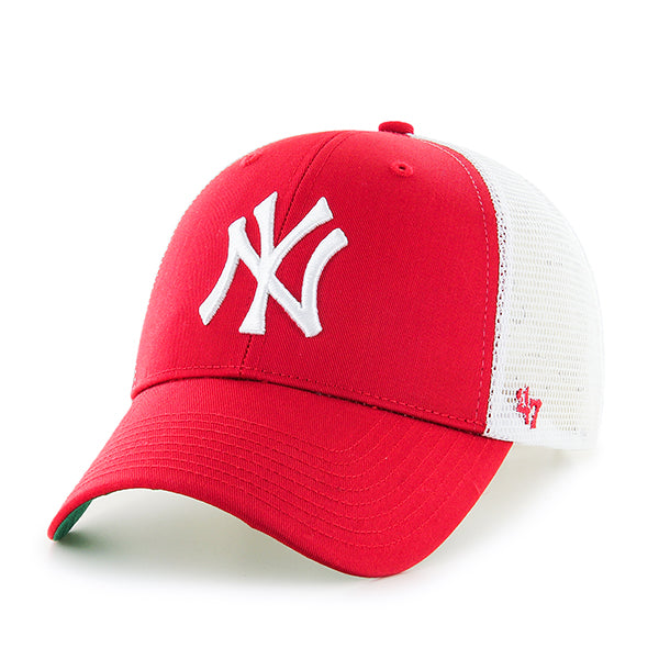Pictured is this MLB New York Yankees Branson Kids ’47 MVP cap in red. 1