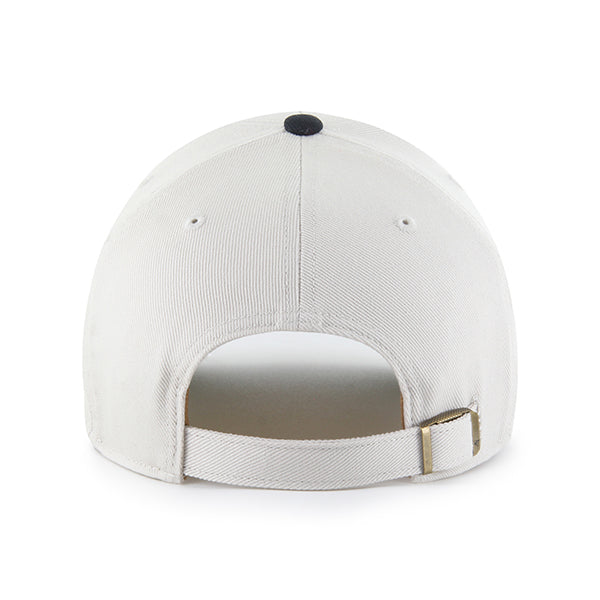 Pictured is this MLB New York Yankees Broke Line '47 MVP cap in natural. 2