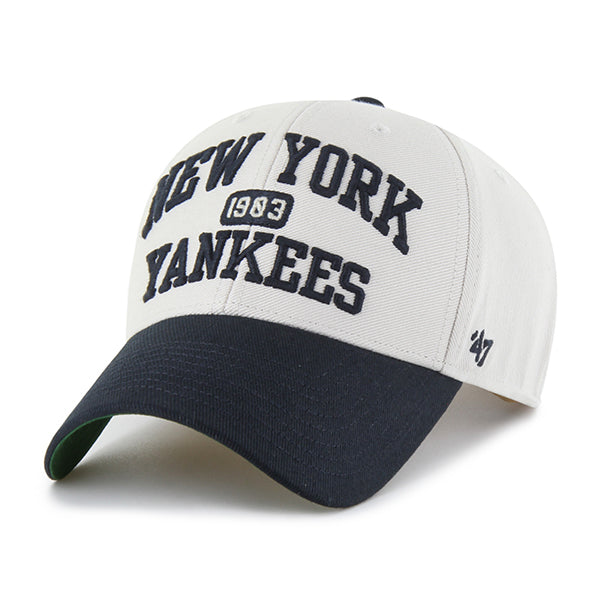 Pictured is this MLB New York Yankees Broke Line ’47 MVP cap in natural. 2