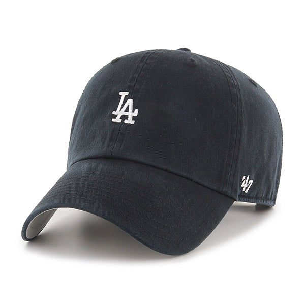 Pictured is this MLB Los Angeles Dodgers Base Runner ’47 CLEAN UP cap in black. 1