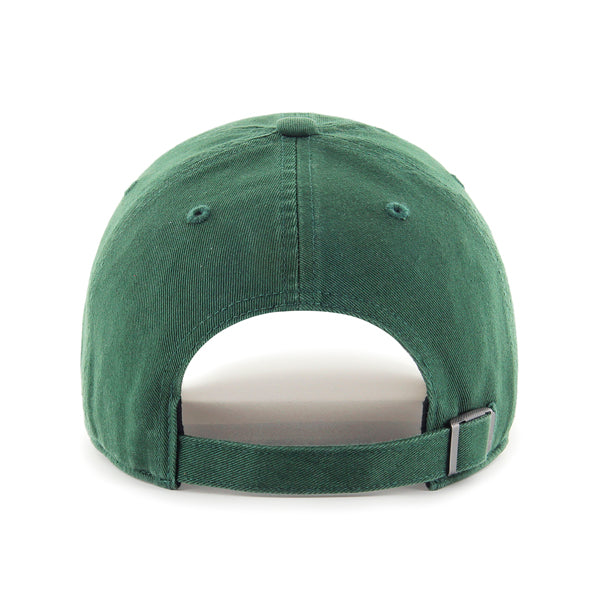 Pictured is this MLB Oakland Athletics Script Base Runner ’47 CLEAN UP cap in green. 2