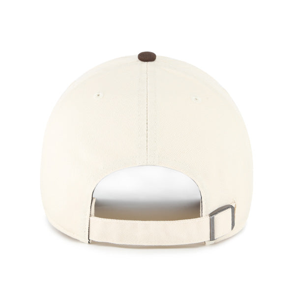 Pictured is this MLB New York Yankees Base Runner ’47 CLEAN UP cap in natural and brown. 2