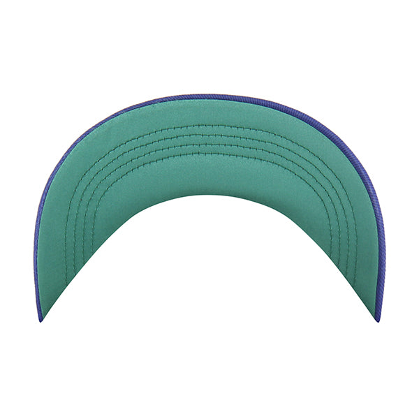 Pictured is this MLB Chain Side Stitch Los Angeles Dodgers ’47 CLEAN UP Short Visor cap in blue. 3