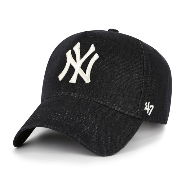 Pictured is this MLB New York Yankees Denim ’47 MVP cap in black. 1