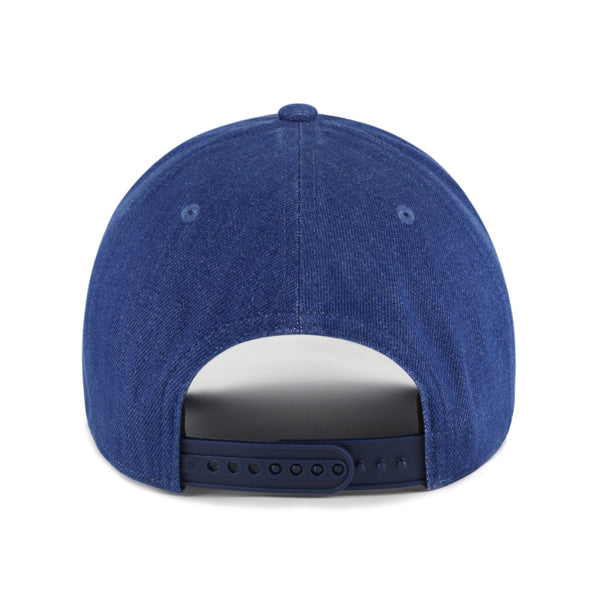 Pictured is this MLB New York Yankees Denim ’47 MVP cap in blue. 2