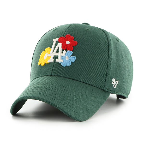 Pictured is this MLB Los Angeles Dodgers Gallery ’47 MVP cap in dark green. 1