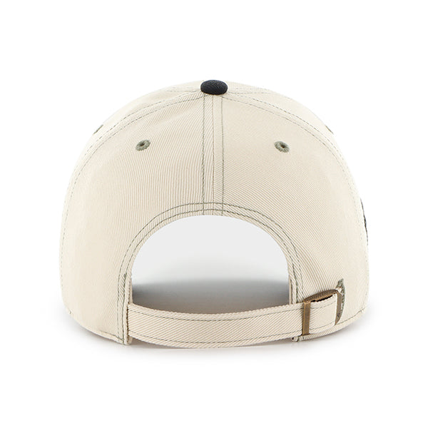 Pictured is this MLB New York Yankees Keepsake ’47 CLEAN UP cap in natural. 2