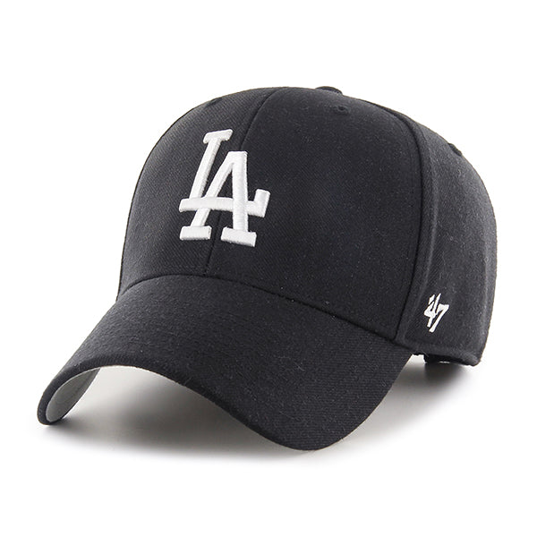 Pictured is this MLB Los Angeles Dodgers ’47 MVP cap in black. 1