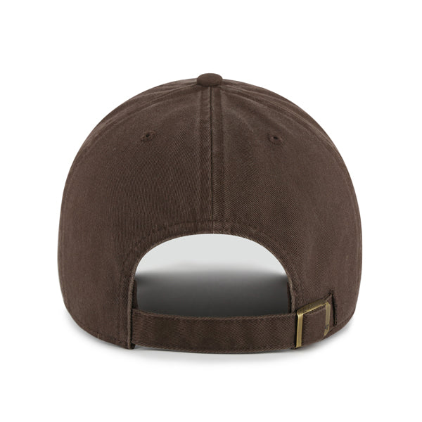 Pictured is this MLB Los Angeles Dodgers ’47 CLEAN UP cap in brown. 2