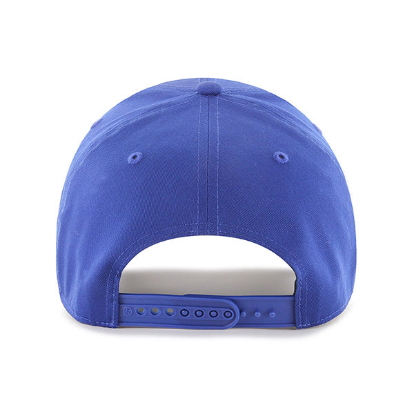 Pictured is this MLB Los Angeles Dodgers Raised Basic ’47 MVP cap in blue. 2