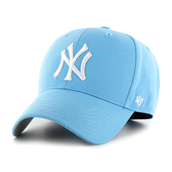 Pictured is this MLB New York Yankees Raised Kids ’47 MVP cap in blue. 1