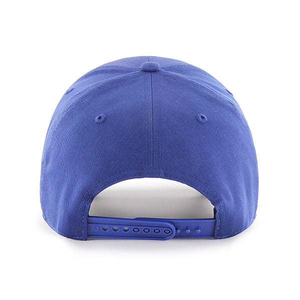 Pictured is this MLB New York Yankees Raised Kids ’47 MVP cap in royal blue. 2