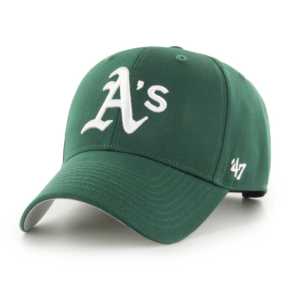 Pictured is this MLB Athletics Raised Basic ’47 MVP cap in green. 1