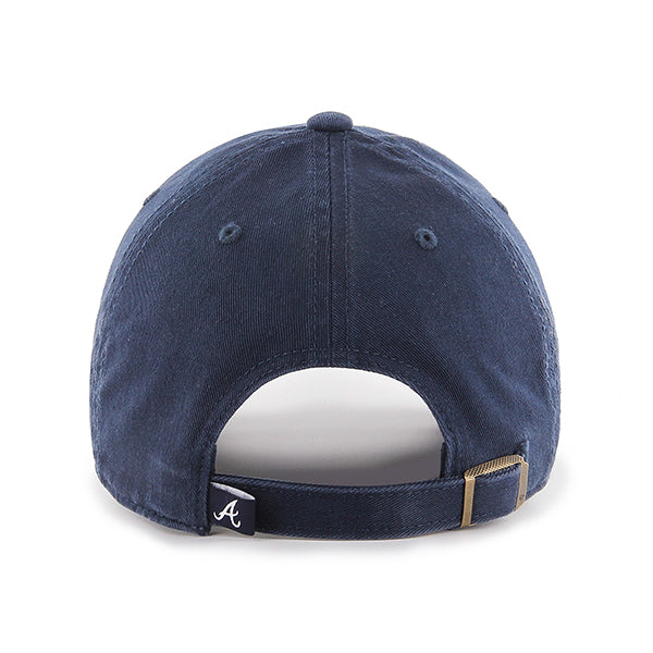 Pictured is this MLB Atlanta Braves '47 CLEAN UP cap in navy. 2