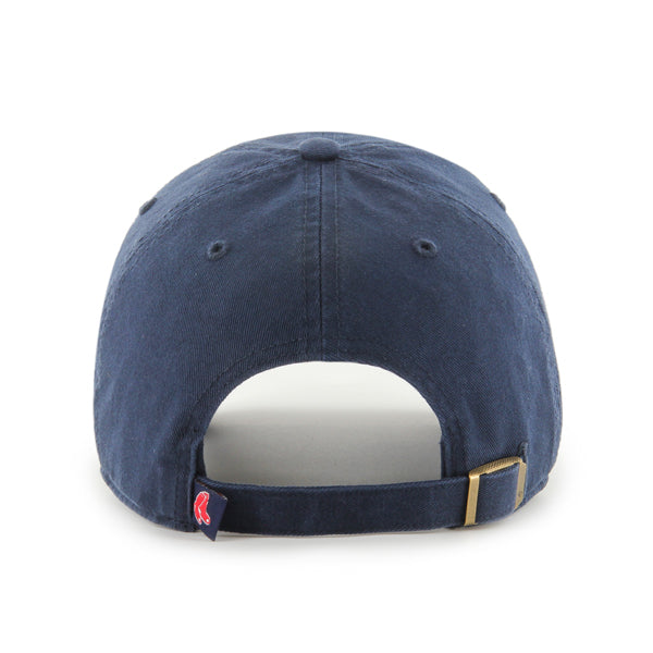 Pictured is this MLB Boston Red Sox ’47 CLEAN UP cap in navy. 2