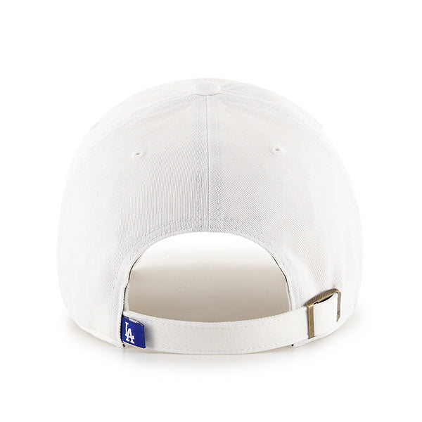 Pictured is this MLB Los Angeles Dodgers ’47 CLEAN UP cap in white. 2