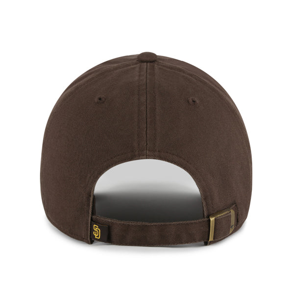 Pictured is this MLB San Diego Padres ’47 CLEAN UP cap in brown. 2