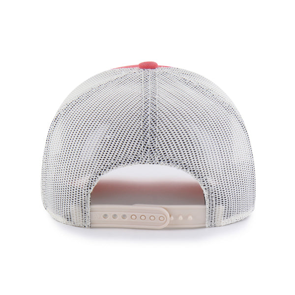 Pictured is this MLB Philadelphia Phillies Salvage ’47 TRUCKER cap in red. 2