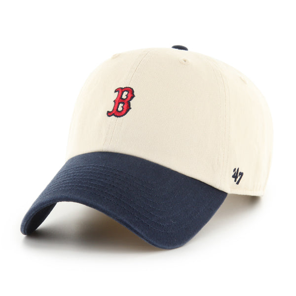 Pictured is this MLB Boston Red Sox Base Runner Sure Shot '47 CLEAN UP cap in natural. 4