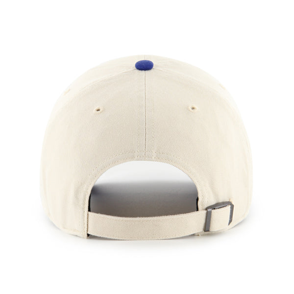 Pictured is this MLB Los Angeles Dodgers Base Runner Sure Shot ’47 CLEAN UP cap in natural. 2