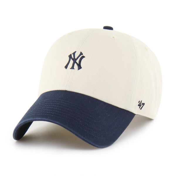 Pictured is this MLB New York Yankees Base Runner Sure Shot ’47 CLEAN UP cap in natural. 2