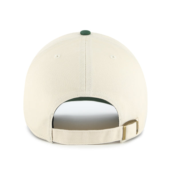 Pictured is this MLB Oakland Athletics Base Runner Sure Shot ’47 CLEAN UP cap in natural. 2