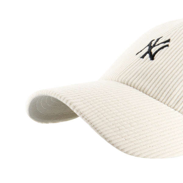 Pictured is this MLB New York Yankees Base Runner Cord '47 CLEAN UP cap in natural. 3