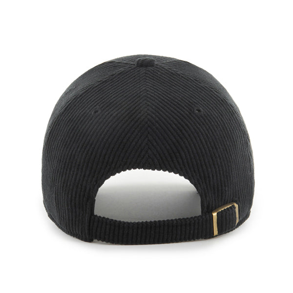 Pictured is this MLB New York Yankees Thick Cord ’47 CLEAN UP cap in black. 2