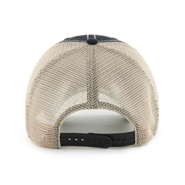 Pictured is this MLB New York Yankees Tuscaloosa '47 CLEAN UP cap in black. 2