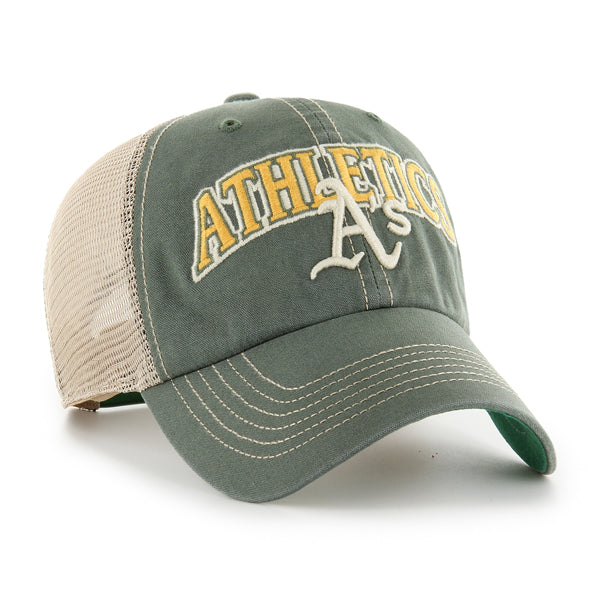 Pictured is this MLB Athletics Tuscaloosa ’47 CLEAN UP cap in green. 2
