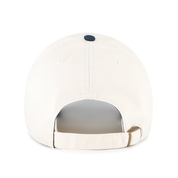 Pictured is this MLB Boston Red Sox Windham ’47 CLEAN UP cap in natural. 3