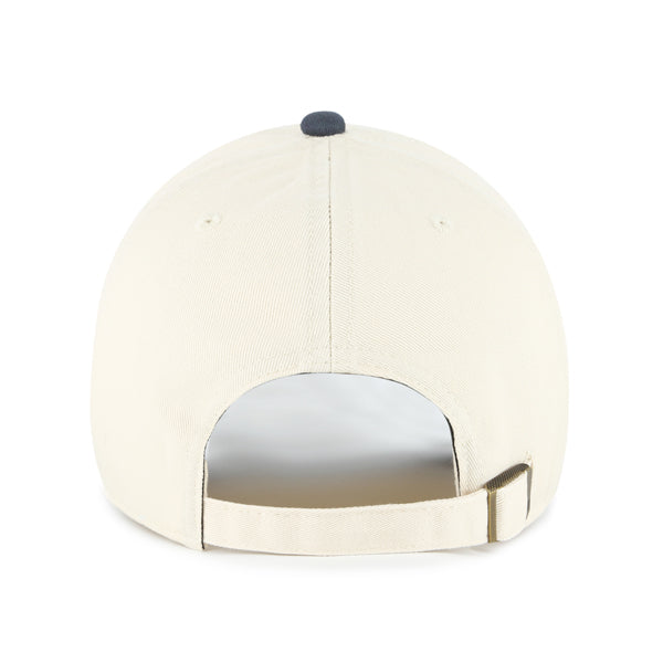 Pictured is this MLB Los Angeles Dodgers Windham ’47 CLEAN UP cap in natural. 2