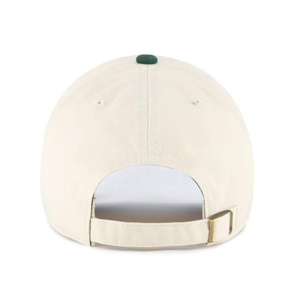 Pictured is this MLB Athletics Windham ’47 CLEAN UP cap in natural. 2