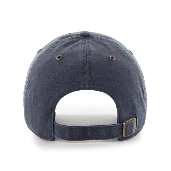 Pictured is this MLB New York Yankees Windham Suede ’47 CLEAN UP cap in navy. 2