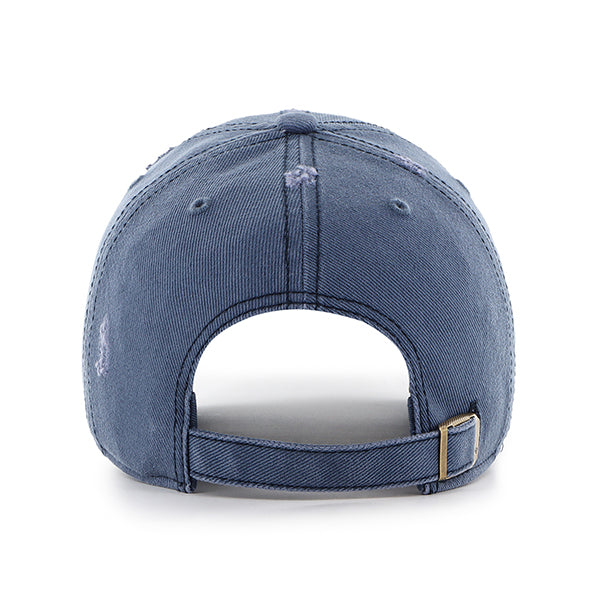Pictured is this MLB New York Yankees Weathered ’47 CLEAN UP cap in navy. 2