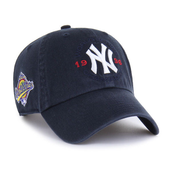Pictured is this MLB New York Yankees 96 Yankees ’47 CLEAN UP cap in navy. 1