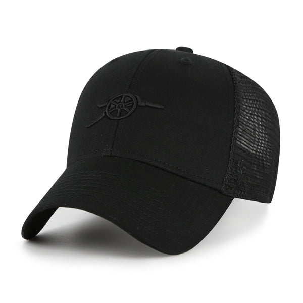 Pictured is this Arsenal FC Branson ’47 MVP cap in black on black. 1