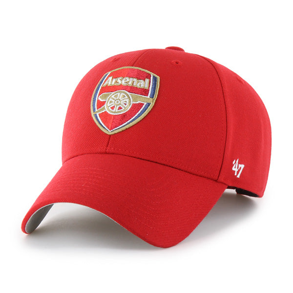 Pictured is this Arsenal FC ’47 MVP cap in red. 1