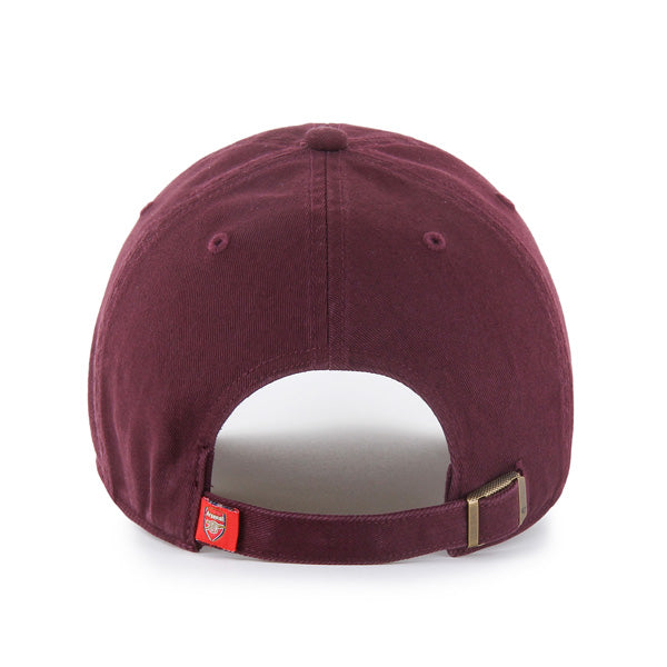 Pictured is this Arsenal FC ’47 CLEAN UP cap in dark purple. 2