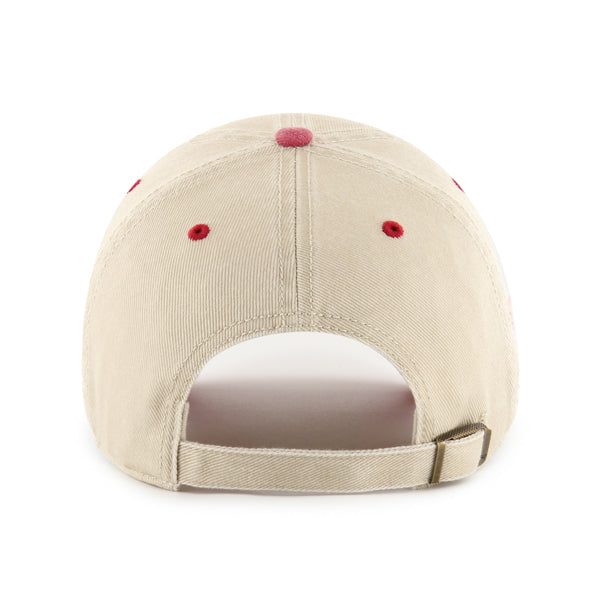 Pictured is this NFL Kansas City Chiefs Breaking Trail ’47 CLEAN UP cap in natural. 2