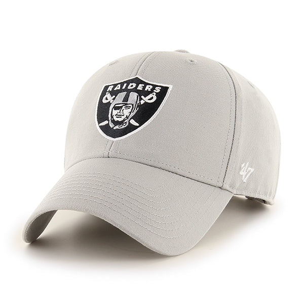 Pictured is this NFL Las Vegas Raiders Legend ’47 MVP cap in grey. 1